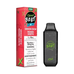 Flavour Beast Flow Disposable - Gnarly Green D Iced 20MG