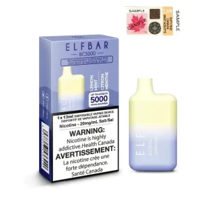ELF BAR  LEMON MINT (5000 PUFF) DISPOSABLE VAPE