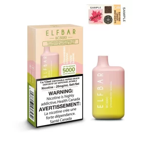 ELF BAR STRAWBERRY BANANA(5000 PUFF) DISPOSABLE VAPE