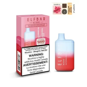 ELF BAR WATERMELON ICE (5000 PUFF) DISPOSABLE VAPE