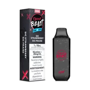 Flavour Beast Flow Disposable - Sic Strawberry Iced