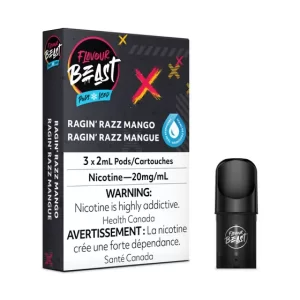 Flavour Beast Pod Pack - Ragin' Razz Mango Iced