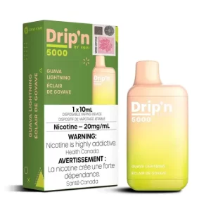 Drip'n by Envi 5000 Disposable - Guava Lightning